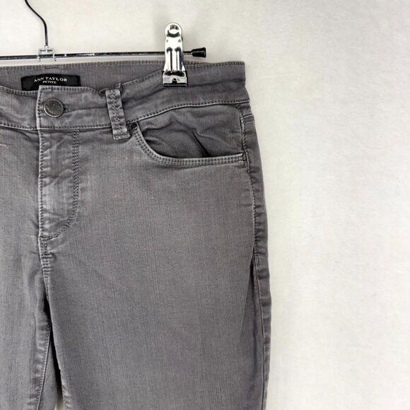 Ann Taylor Petite Skinny Modern Fit Gray Pants Womens Size‎ 6P - Picture 4 of 11
